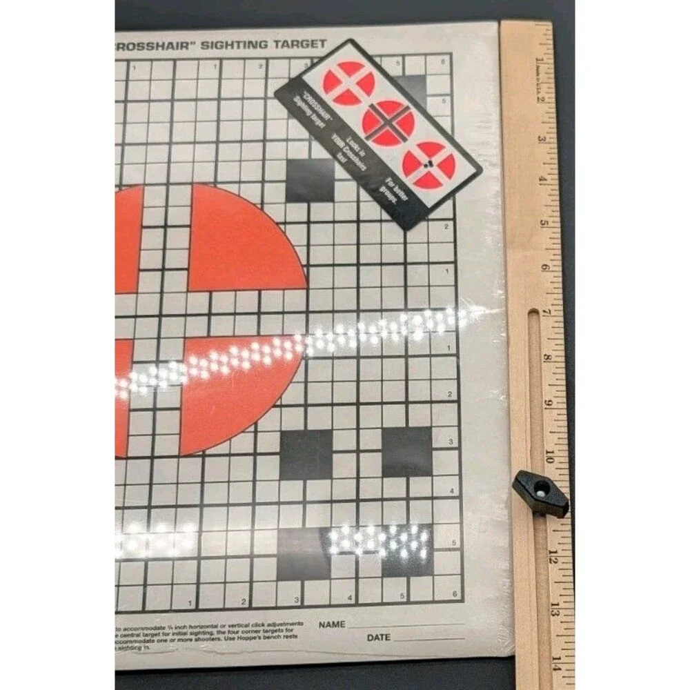 NRA OFFICIAL 100-YARD RIFLE TARGET 14X14 CONTAINS 20 MEDIUM-GAUGE PAPER TARGETS